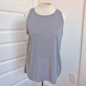 Old Navy Active Go-Dry Grey Open Back, Loose Fitting, Workout Tank Top : M
